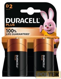 DURACELL BATTERIA PLUS 100 TORCIA D 1,5V
