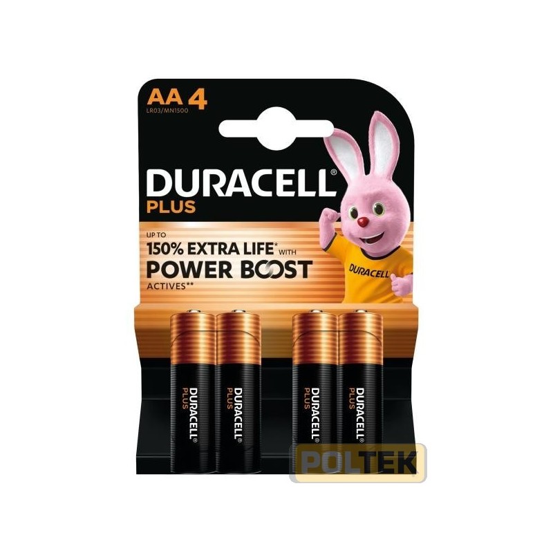 DURACELL BATTERIA POWERBOOST STILO AA 1,5V