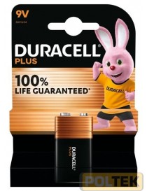 DURACELL BATTERIA PLUS 100 TRANSISTOR 9V