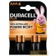 DURACELL BATTERIA POWERBOOST MINISTILO AAA 1,5V