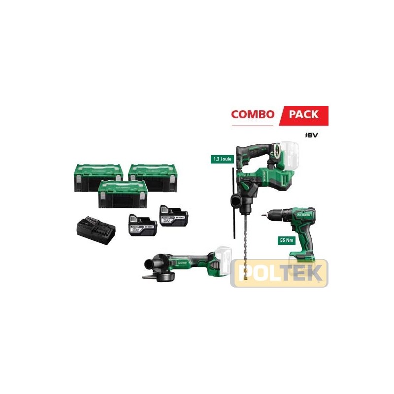HIKOKI KIT COMBO KC18PK6A