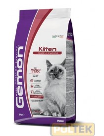 GEMON GATTO SECCO KITTEN MANZO /RISO 2 kg