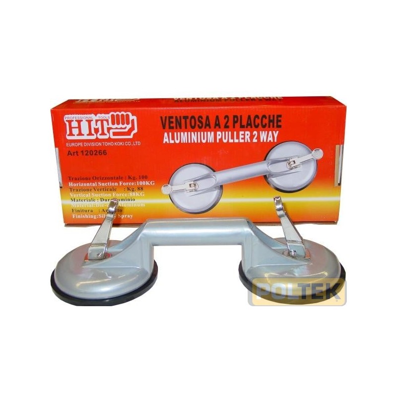 VENTOSA ALLUMINIO 2 PLACCHE HIT