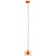PENDANT MODERNO IN SILICONE E27 ARANCIO