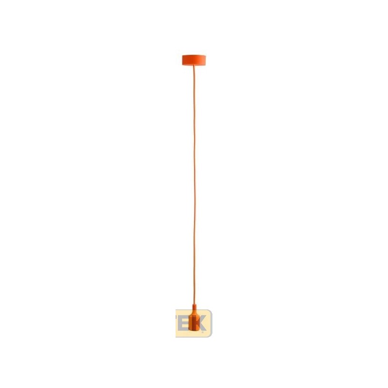 PENDANT MODERNO IN SILICONE E27 ARANCIO