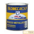 STUCCO METALLICO VETRORESINA CON INDURITORE ml 125