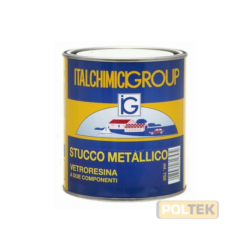 Il prodotto contiene resine poliestere con l’aggiunta di fibre organiche e fibre di vetro. E’ uno stucco bicomponente ideale