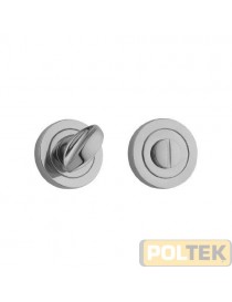 COPPIA NOTTOLINO WC CON ROSETTA d.50 PESANTE CROMO SATINATO