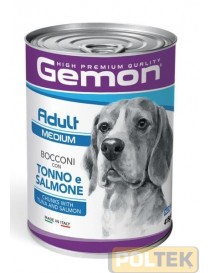 GEMON CANE LATTINA gr 415 ADULT BOCCONI TONNO SALMONE