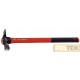 Manico in materiale sintetico e fibra di vetro ad impugnatura antiscivolo, testa forgiata in acciaio C45, temprata ad induzione,