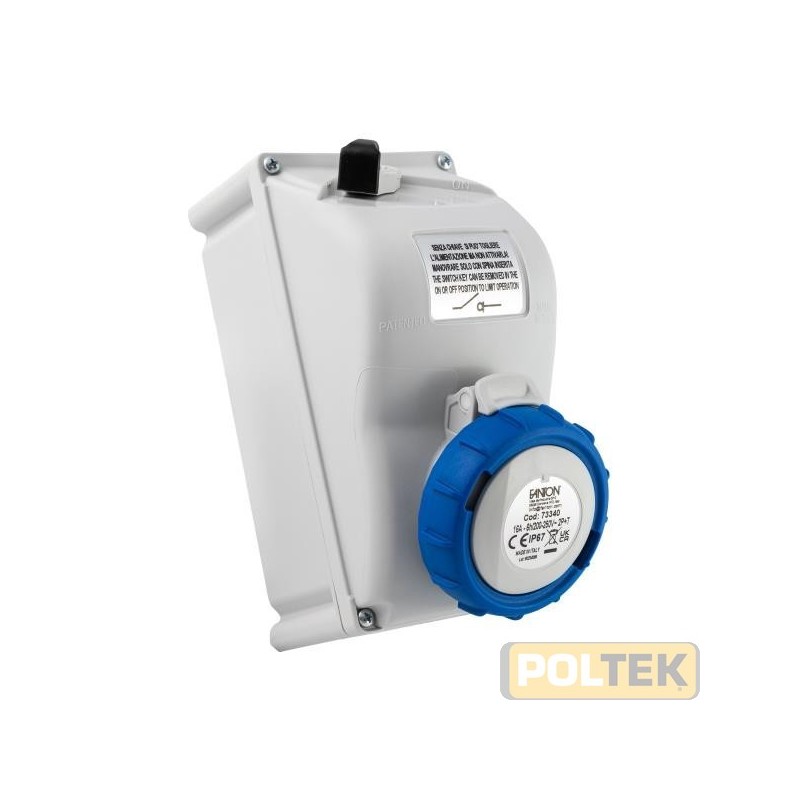 PRESA FME INDUS. INTERBLOCCATA 2P+T 230V 16A-6h IP67