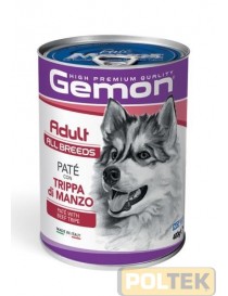 GEMON CANE LATTINA gr 400 PATE' ADULT TRIPPA DI MANZO