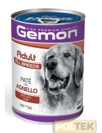 GEMON CANE LATTINA gr 400 PATE' ADULT AGNELLO