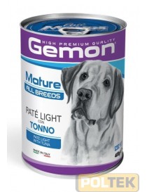 GEMON CANE LATTINA gr 400 PATE' ADULT LIGHT TONNO