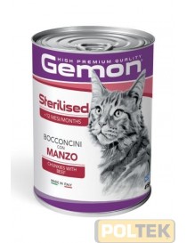 GEMON GATTO LATTINA gr 415 BOCCONCINI CON MANZO