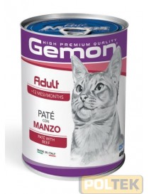 GEMON GATTO LATTINA gr 400 PATE' CON MANZO