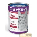 GEMON GATTO LATTINA gr 400 PATE' CON MANZO