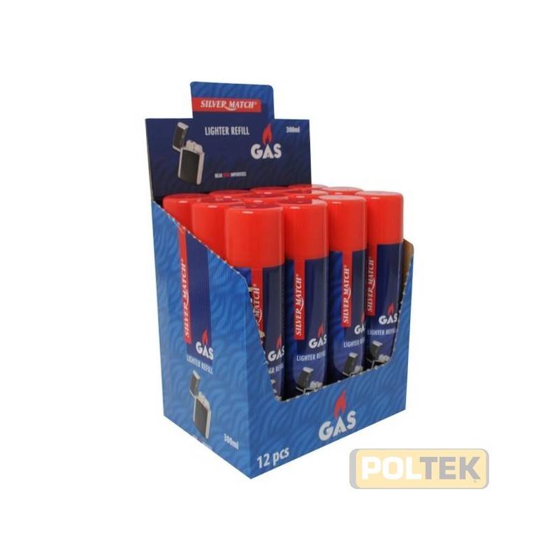 Cartuccia 60 ml. gas per ricarica accendini e microsaldatori con 6 diversi adattatori.