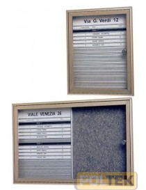 BACHECA PORTANOMI SILMEC cm 55x37x4