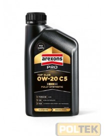 AREXONS OLIO LUBRIFICANTE SINTETICO 0W-20 TOP BLU C5 lt 1