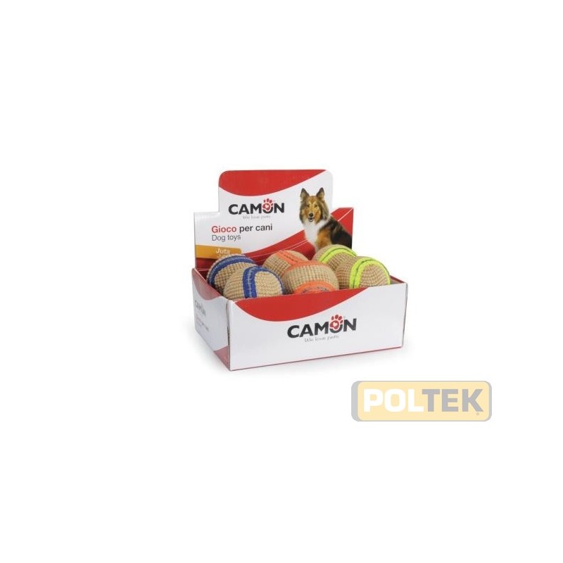 Realizzate in juta di altissima qualità per garantire la massima resistenza, queste palline in juta con finiture colorate sono 