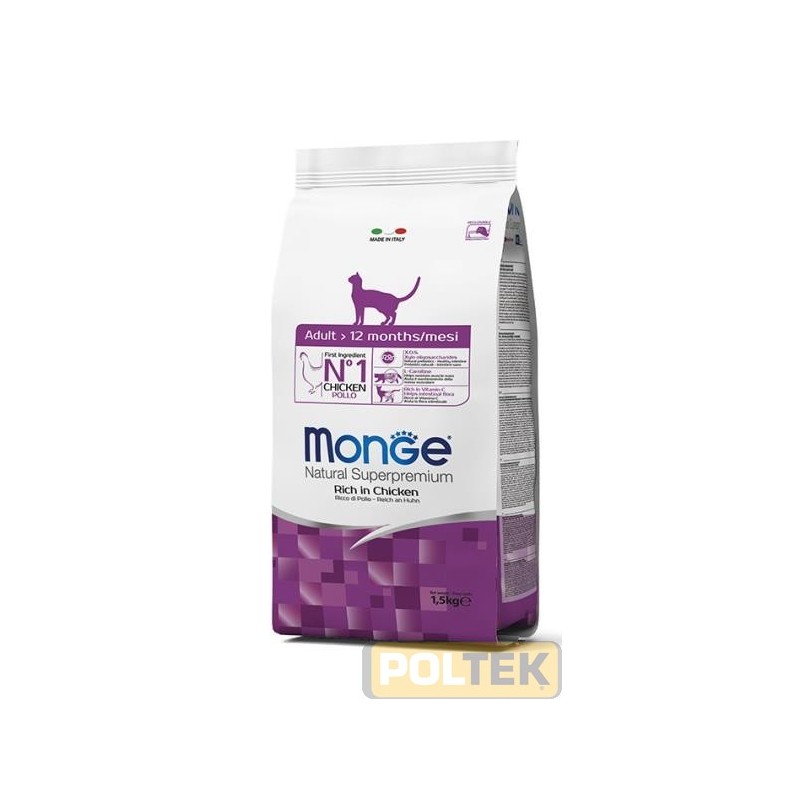 La linea Monge Natural Superpremium assicura il benessere dell’animale grazie al corretto bilanciamento degli elementi nutriti