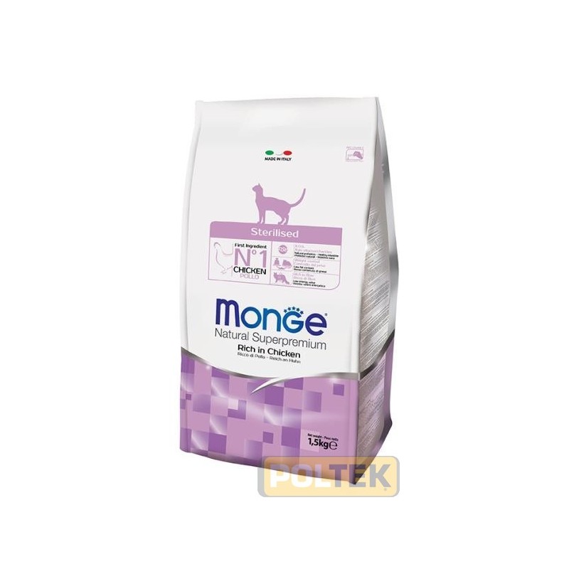 La linea Monge Natural Superpremium assicura il benessere dell’animale grazie al corretto bilanciamento degli elementi nutriti