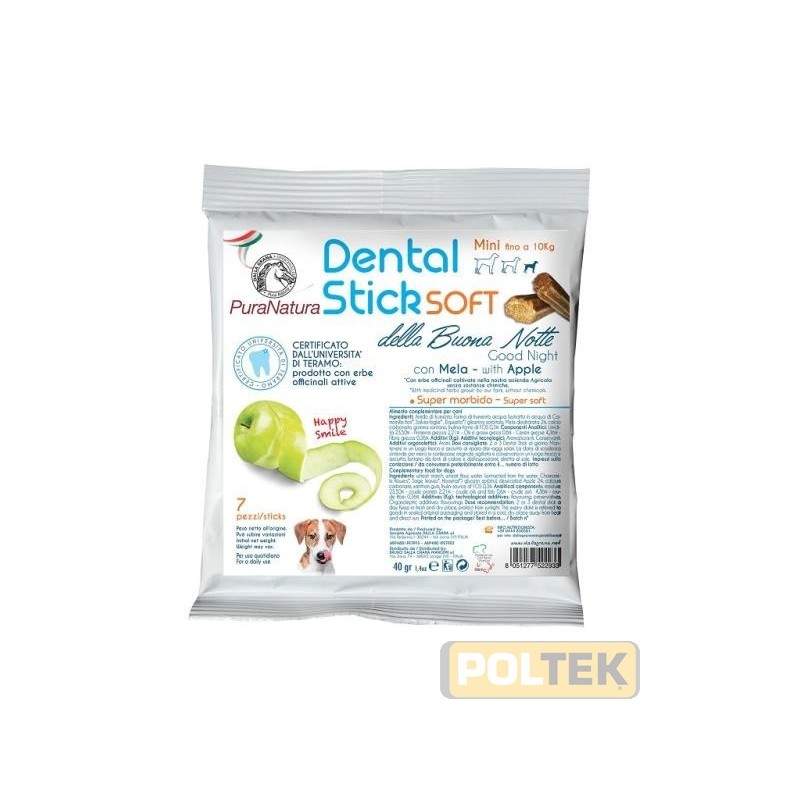 PURA NATURA DENTAL CANE STICK BUONANOTTE MINI