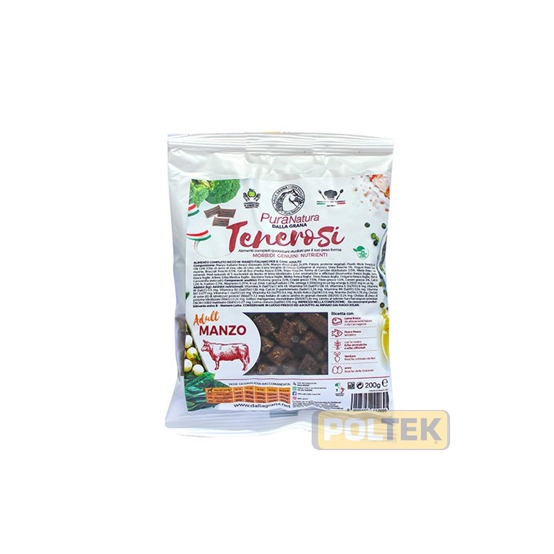 PURA NATURA CANE TENEROSI SMALL MANZO ADULT gr 200