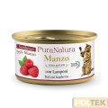 PURA NATURA GATTO STERILIZZATO MANZO LAMPONI gr 85
