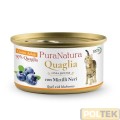 PURA NATURA GATTO ADULT QUAGLIA MIRTILLO gr 85
