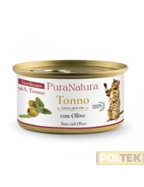 PURA NATURA GATTO STERILIZZATO TONNO OLIVE gr 85