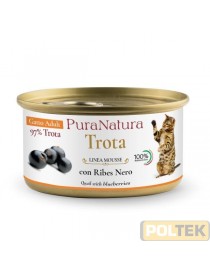 PURA NATURA GATTO ADULT TROTA RIBES gr 85