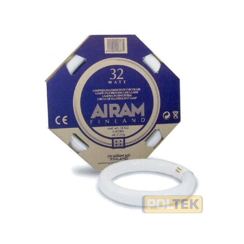 LAMPADA AIRAM FLUORESCENTE CIRCOL. 40W 4200°K