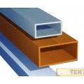 PROFILO ALL. RETTANGOLARE VUOTO ml 2 ARGENTO mm 30x15