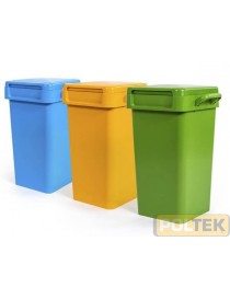 BIDONE IMMONDIZIA NAPO lt 70 ARANCIO