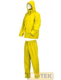 COMPLETO ISSA POLIURETANO LLUVIA FODERATO GIALLO tg. XL