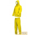 COMPLETO ISSA POLIURETANO LLUVIA FODERATO GIALLO tg. XL