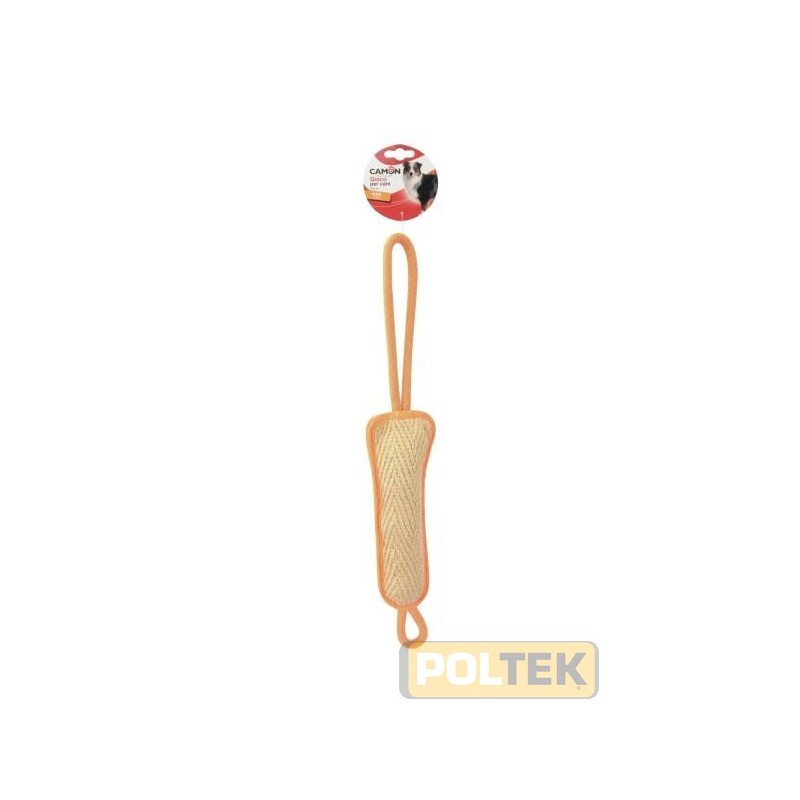 Utile e molto resistente, questo riportino in juta è dotato di 2 maniglie e rappresenta un valido supporto nell'addestramento d