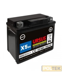 BATTERIA PER MOTO URSUS X5 YTX5L-BS