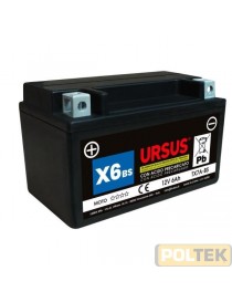 BATTERIA PER MOTO URSUS X6 YTX7A-BS