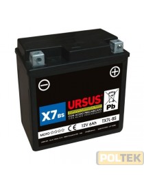 BATTERIA PER MOTO URSUS X7 YTX7L-BS