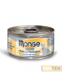 MONGE DOG NATURAL pollo/formag. gr.95