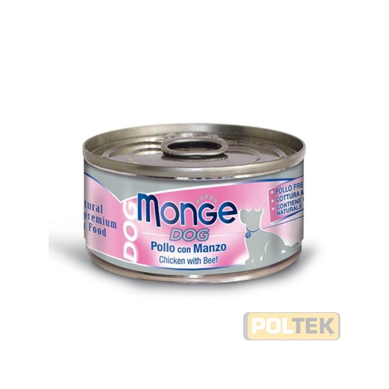 Alimento complementare per cani adulti. Teneri e gustosi pezzetti di pollo con manzo, cotti al forno, creati per deliziare il pa