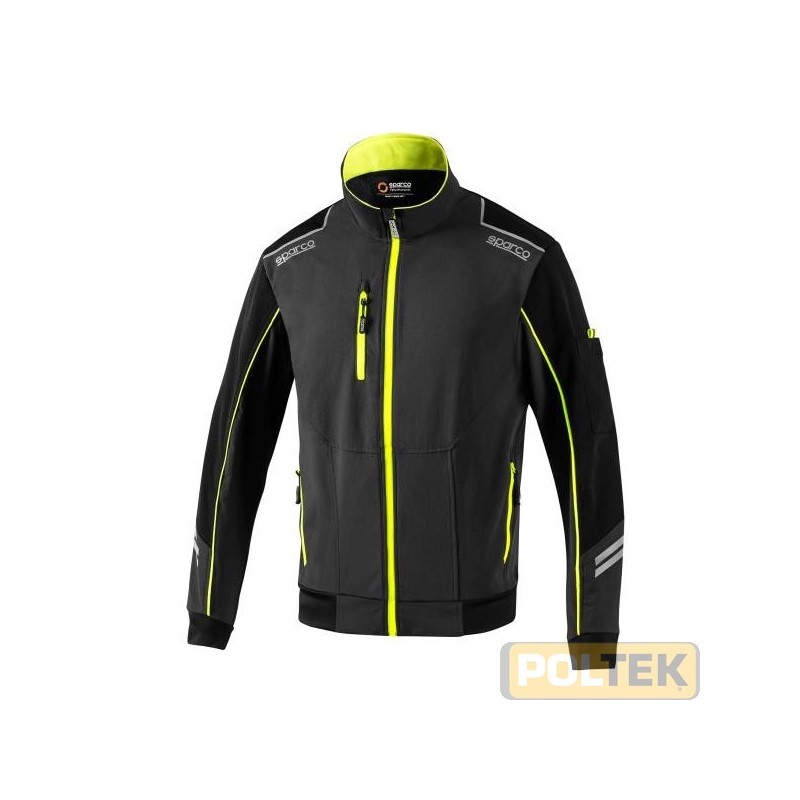 GIACCA SPARCO SOFTSHELL TECH AUSTIN GRIGIO/GIALLO tg. L