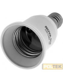 ADATTATORE PORTA LAMPADA DA E14 A E27