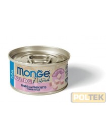 MONGE DOG NATURAL tonno/prosciutto gr.95
