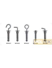 TASSELLO FISCHER BLISTER pz.6 SBN 9/8 C/GANCIO CORTO