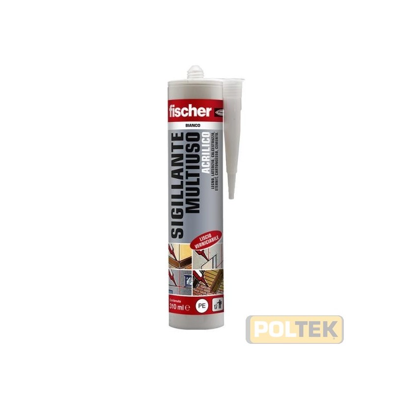 FISCHER SILICONE SA ACRILICO BIANCO ml 310