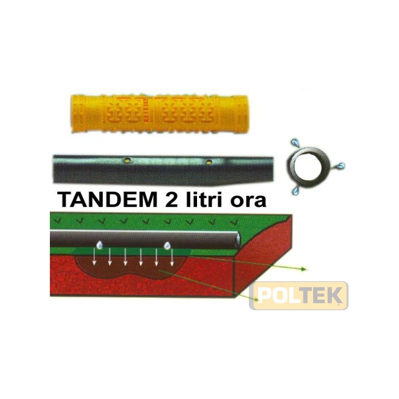 TUBO GOCCIA ALA TANDEM d. 16 ml 25